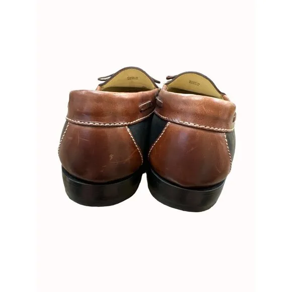 Cole Haan men’s brown leather tassel slip on loafer shoes 9D SKU 6266