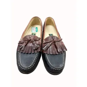 Cole Haan men’s brown leather tassel slip on loafer shoes 9D SKU 6266