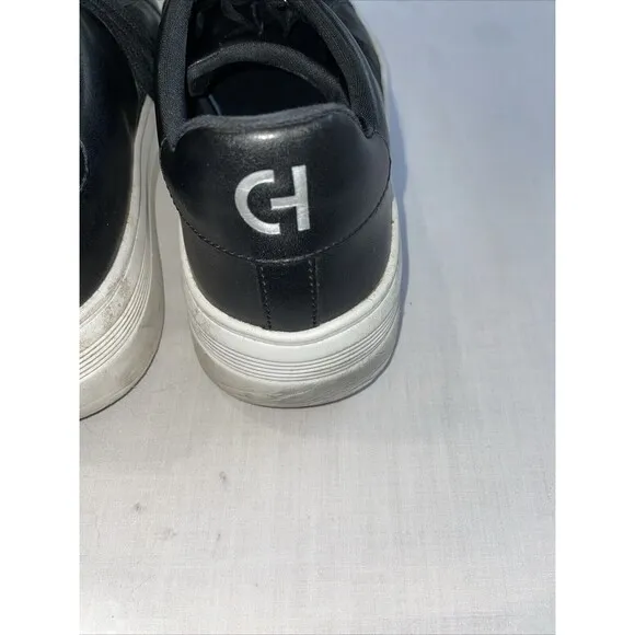 Cole Haan Men’s Casual Sneakers Size 10 M Black Leather Going Out Party