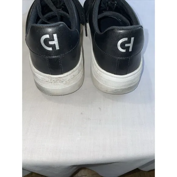 Cole Haan Men’s Casual Sneakers Size 10 M Black Leather Going Out Party