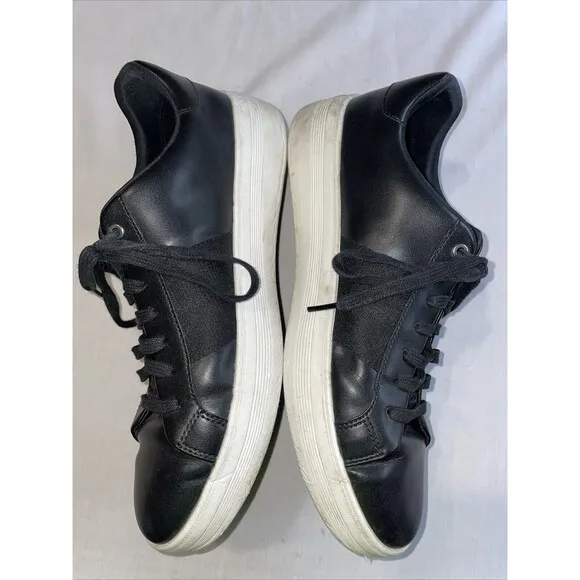 Cole Haan Men’s Casual Sneakers Size 10 M Black Leather Going Out Party