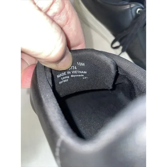 Cole Haan Men’s Casual Sneakers Size 10 M Black Leather Going Out Party
