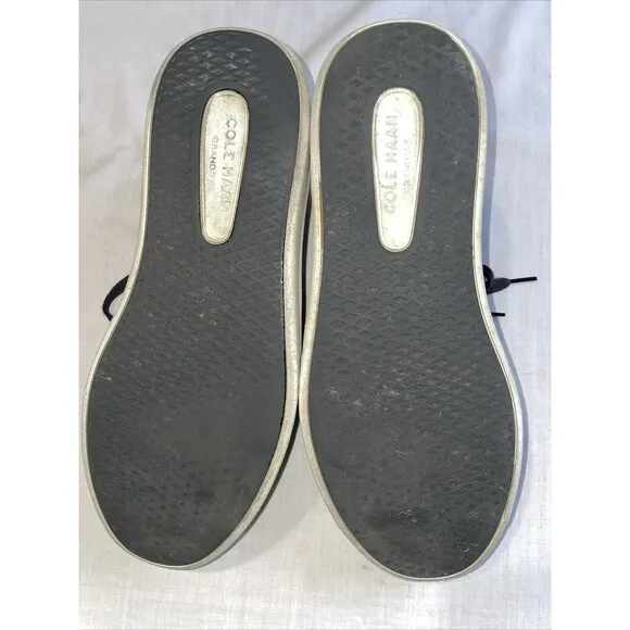 Cole Haan Men’s Casual Sneakers Size 10 M Black Leather Going Out Party