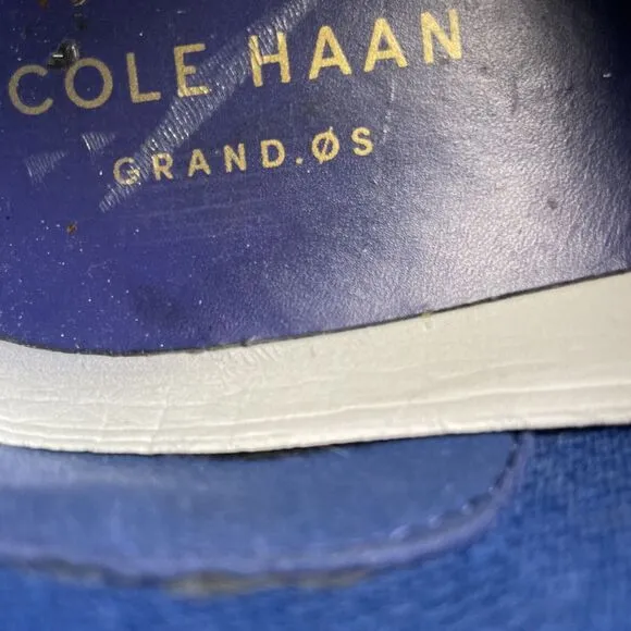Cole Haan Mens Sz 11 Original‎ Grand Stitchlite Wingtip C27960 Shoes Blue Oxford
