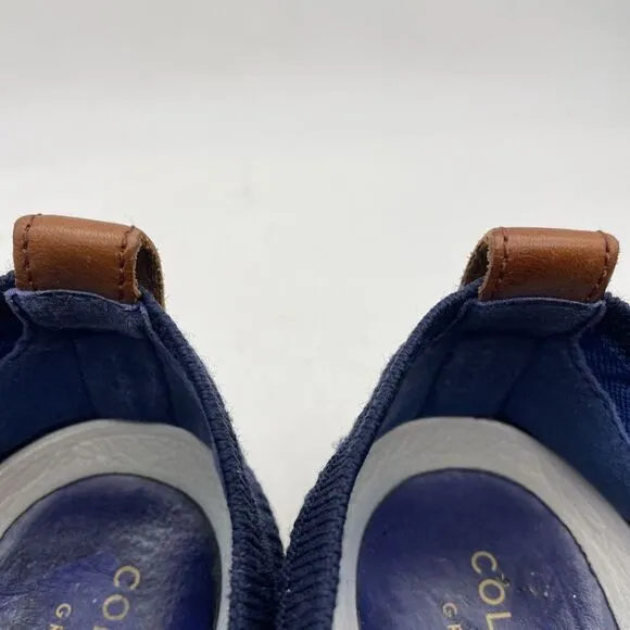 Cole Haan Mens Sz 11 Original‎ Grand Stitchlite Wingtip C27960 Shoes Blue Oxford