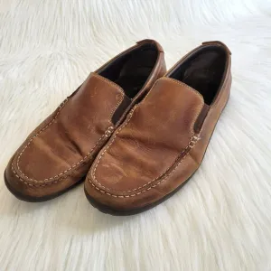 COle Haan Mens Sz 9.5 Loafer Brown Leather Slip On Dress Casual Shoes 12602