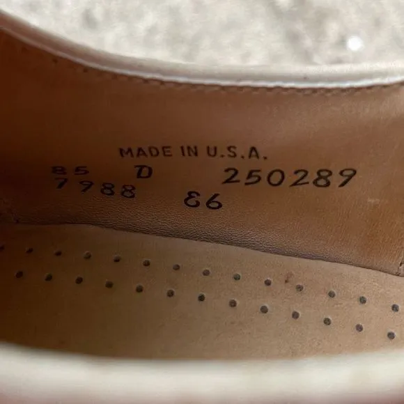 Cole Haan Men's Derby‎ Oxfords Casual Shoes Leather Tan Size 8.5 D