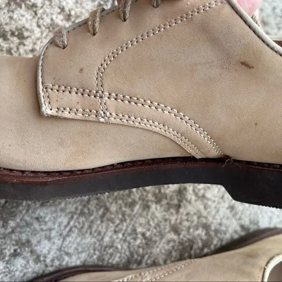 Cole Haan Men's Derby‎ Oxfords Casual Shoes Leather Tan Size 8.5 D