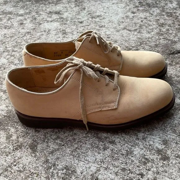 Cole Haan Men's Derby‎ Oxfords Casual Shoes Leather Tan Size 8.5 D