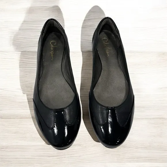 Cole Haan NikeAir Black Ballet Flats Shoes Women's Size 8.5 B