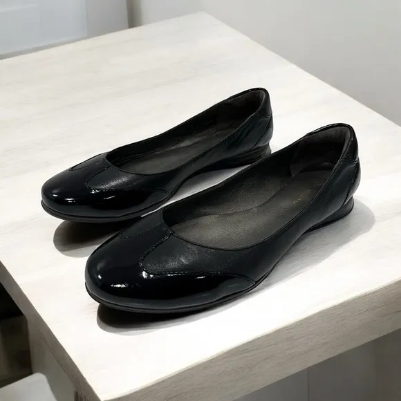 Cole Haan NikeAir Black Ballet Flats Shoes Women's Size 8.5 B