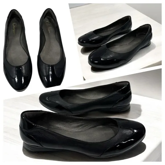 Cole Haan NikeAir Black Ballet Flats Shoes Women's Size 8.5 B