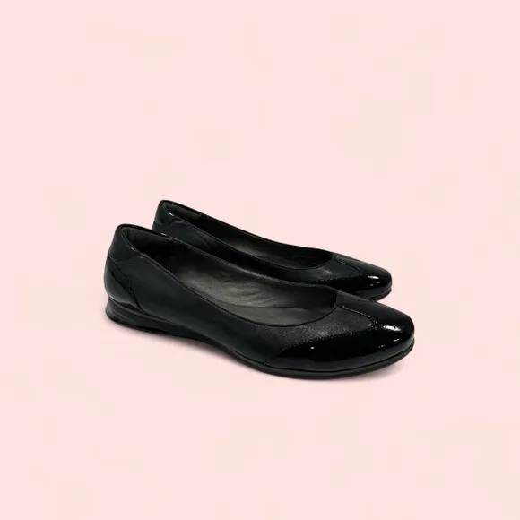Cole Haan NikeAir Black Ballet Flats Shoes Women's Size 8.5 B