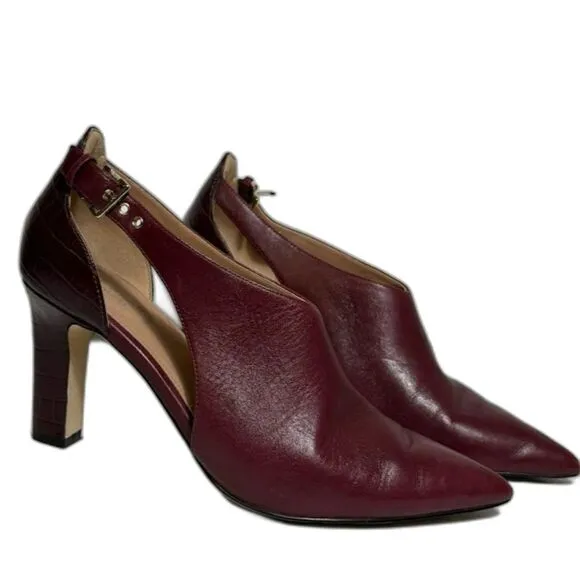 Cole Haan Shoes Women's 8.5 (B) Plum Purple Red Viera Pointed Toe Heels Pumps