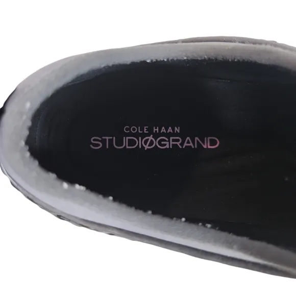 COLE HAAN, Studio Grand, women's Gray Leather casual shoes, Sz 8B