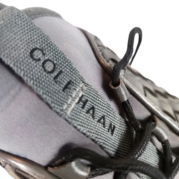 COLE HAAN, Studio Grand, women's Gray Leather casual shoes, Sz 8B