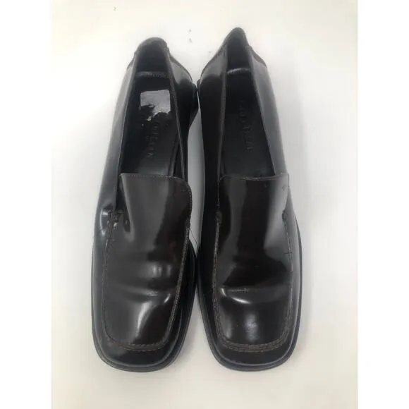 Cole Haan Women Loafer Leather Brown Size 8.5