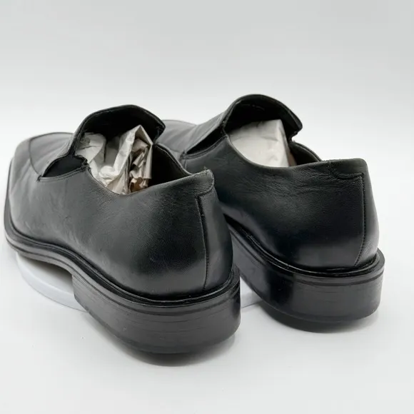 COLE HAAN x NIKEAir Slip On Leather Venetian Loafers Size 13 Mens Black