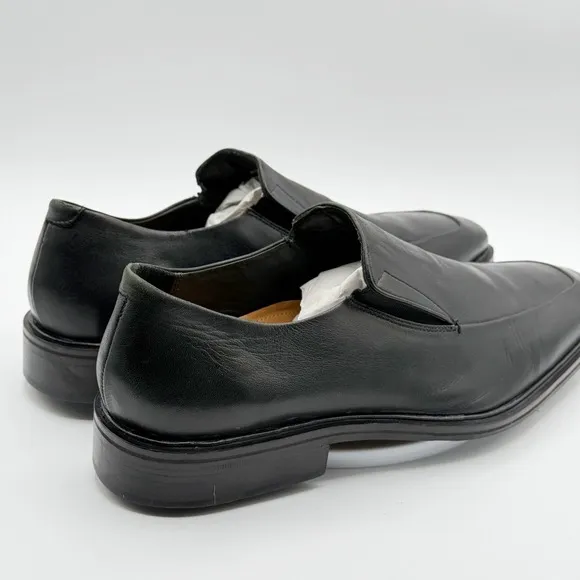 COLE HAAN x NIKEAir Slip On Leather Venetian Loafers Size 13 Mens Black
