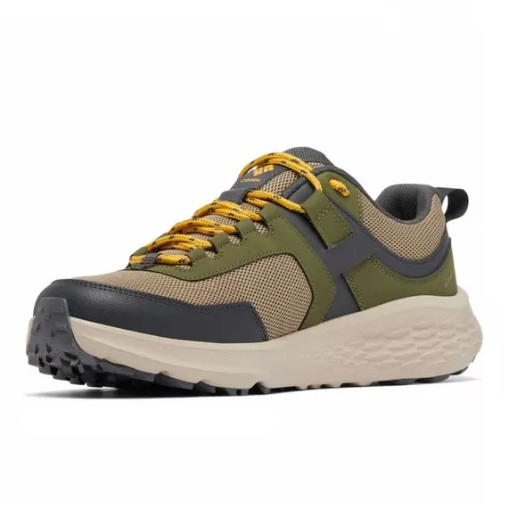 Columbia Konos Low Shoes Beige Green Yellow Hiking Shoes Size 10