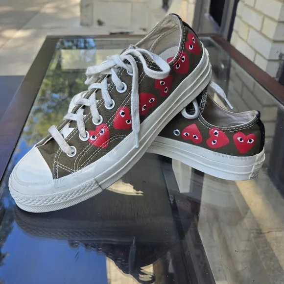 Comme de Garçons x  Converse Play Chucks low 70s Size 9