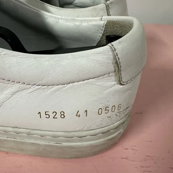 Common Projects Original Achilles Sneaker for Men Size 41/8 White Shoes