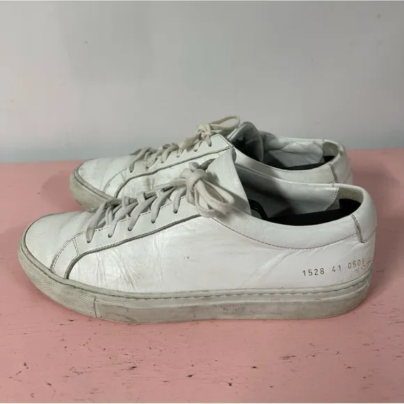 Common Projects Original Achilles Sneaker for Men Size 41/8 White Shoes