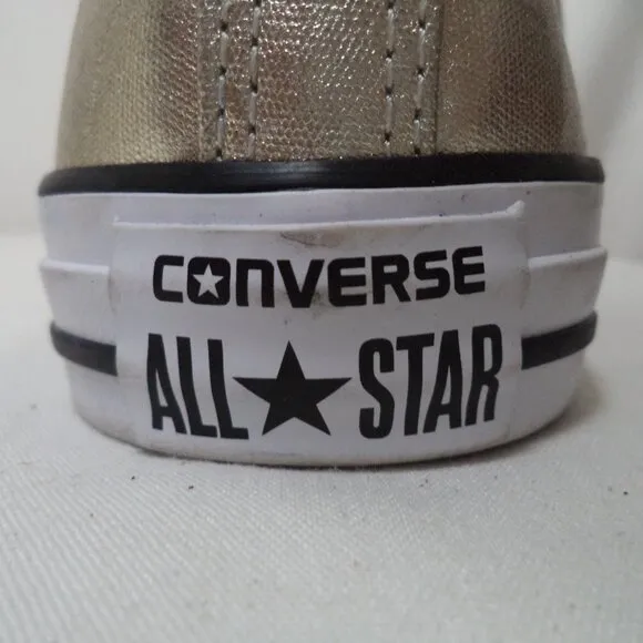Converse All Star Gold high top tennis shoes sneakers NEW Size Sz Women 10 Men 8