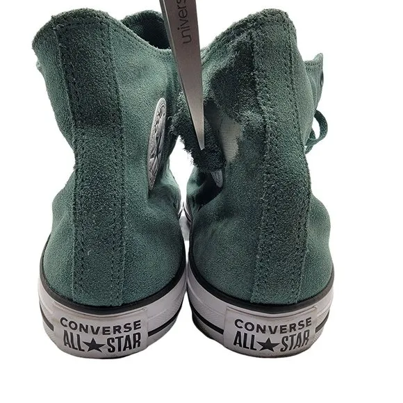 Converse All Star High Top Leather Green Casual Skateboarding Shoes - 171465C