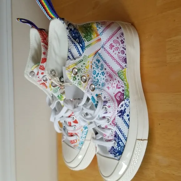 Converse Chuck 70 Hi Top Rainbow Family Unity Sneakers
