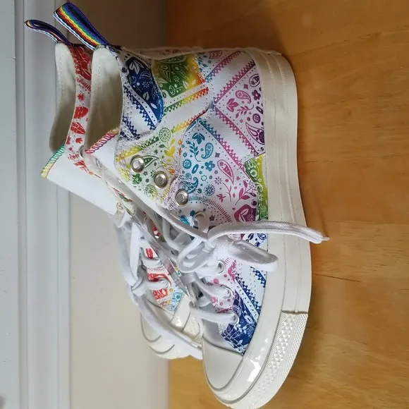 Converse Chuck 70 Hi Top Rainbow Family Unity Sneakers