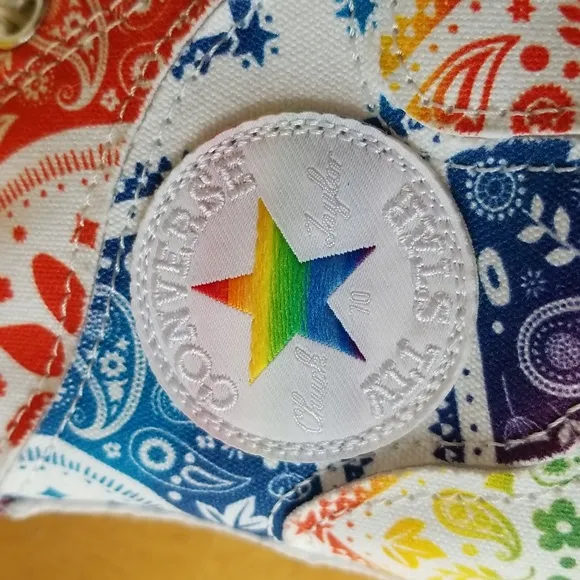 Converse Chuck 70 Hi Top Rainbow Family Unity Sneakers