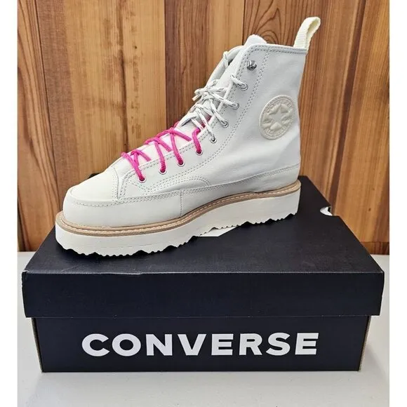 Converse Chuck Taylor Crafted Boot HI Egret Ivory Women's Shoes Size 10