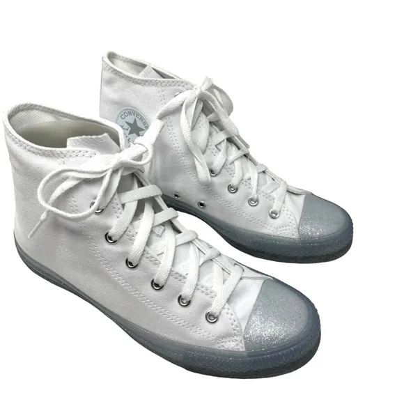 Converse Chuck Taylor High Shoes Casual Sneakers Kids Women White Canvas A02927F