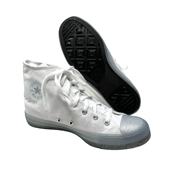 Converse Chuck Taylor High Shoes Casual Sneakers Kids Women White Canvas A02927F