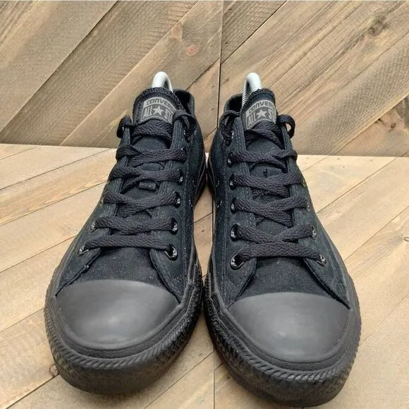 Converse Chuck Taylor All Star Low Triple Black Casual Sneakers‎ Mens Size 8