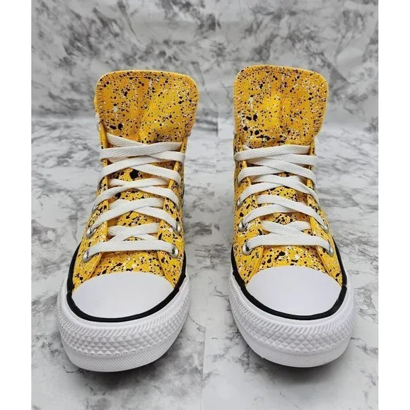 Converse CTAS Hi Amarillo Back White Women's Shoes Size 8