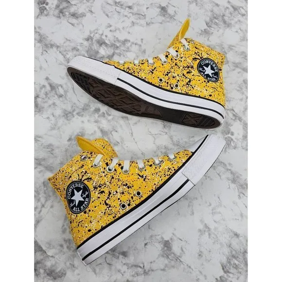 Converse CTAS Hi Amarillo Back White Women's Shoes Size 8