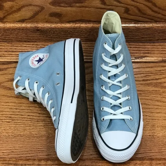 Converse CTAS Hi Washed Denim Shoes