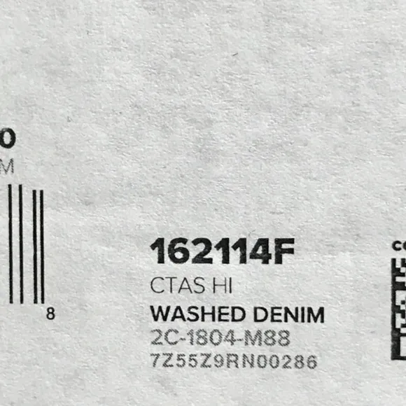 Converse CTAS Hi Washed Denim Shoes