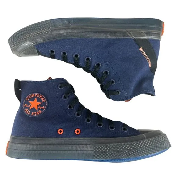 Converse Men 8.5 I Women 10.5 Blue/Black/Orange‎ Chuck Taylor Allstar CX Shoes
