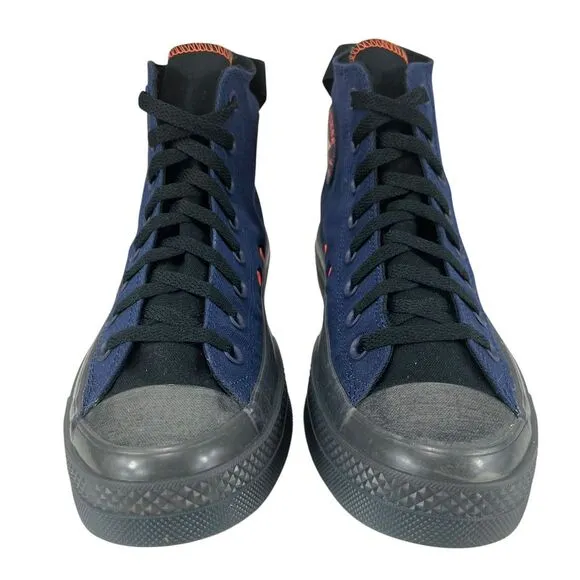Converse Men 8.5 I Women 10.5 Blue/Black/Orange‎ Chuck Taylor Allstar CX Shoes