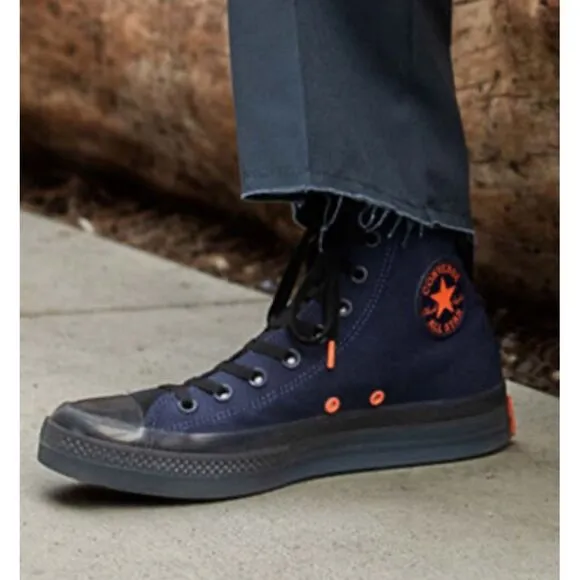 Converse Men 8.5 I Women 10.5 Blue/Black/Orange‎ Chuck Taylor Allstar CX Shoes