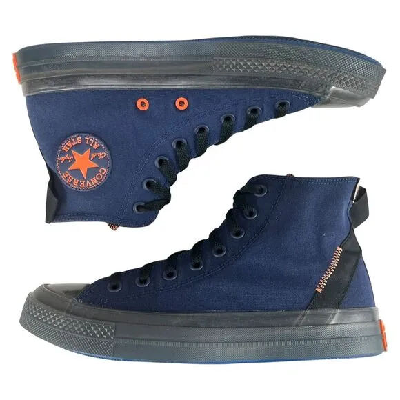 Converse Men 8.5 I Women 10.5 Blue/Black/Orange‎ Chuck Taylor Allstar CX Shoes