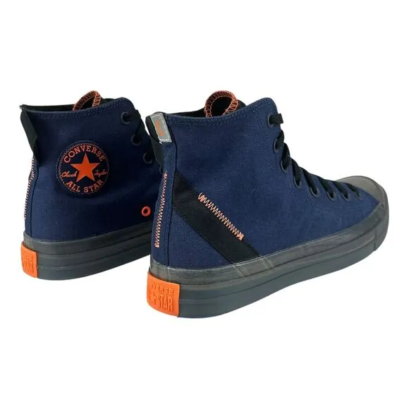 Converse Men 8.5 I Women 10.5 Blue/Black/Orange‎ Chuck Taylor Allstar CX Shoes