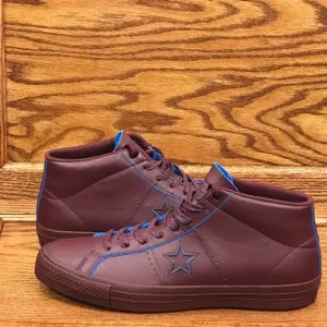 Converse One Star Pro Mid Deep Bordeaux Shoes
