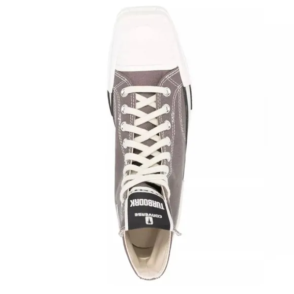 CONVERSE   RICK OWENS DRKSHDW TURBODRK HI SNEAKERS MEN SHOES 7.5