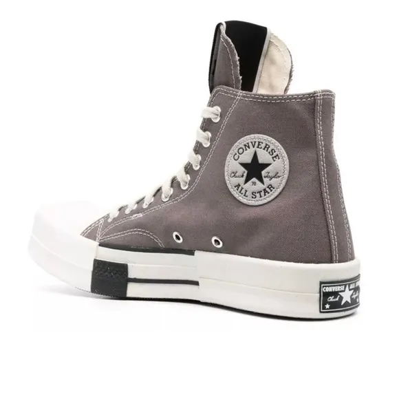 CONVERSE   RICK OWENS DRKSHDW TURBODRK HI SNEAKERS MEN SHOES 7.5