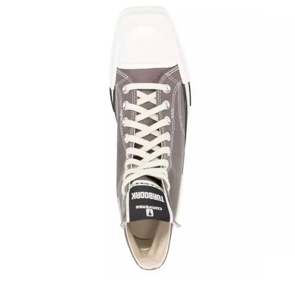 CONVERSE   RICK OWENS DRKSHDW TURBODRK HI SNEAKERS MEN SHOES 7.5