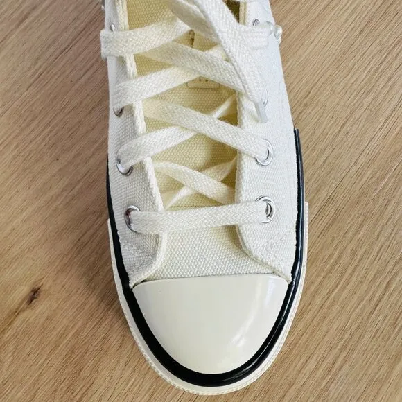 🤩CONVERSE Women Shoes Sz 8 Chuck 70 Plus Gems Rhinestones Pearls A10287C Cream